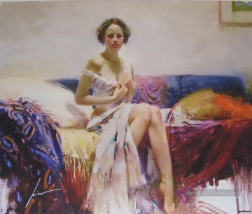Impressionnisme œuvres - Pino Daeni 10 beautiful Femme lady
